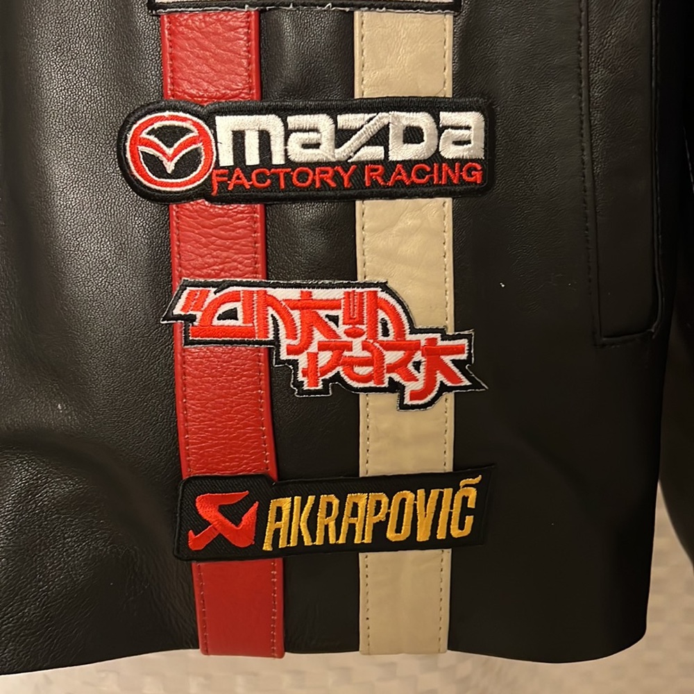 Cafe Racer Jacket with Patches - Picture 9 of 9
